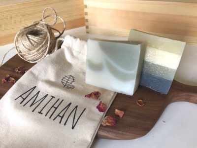 bath soap and shampoo bar gift set